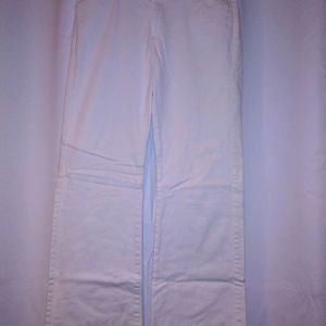 Lee One True Fit White Khakis